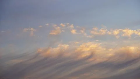 Clouds at sunset Stock Photos