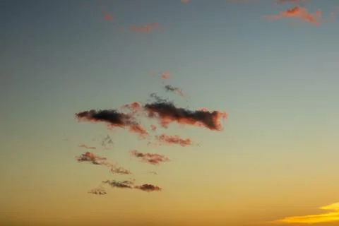 Clouds at Sunset Stock Photos