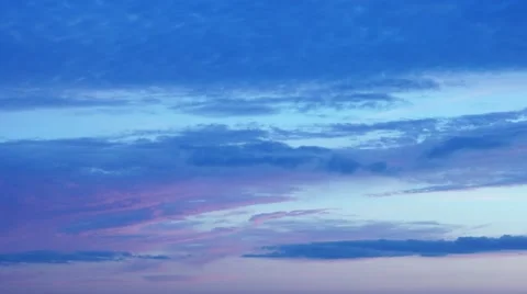 Clouds Sunset Sky Time lapse Stock-Footage 66234856