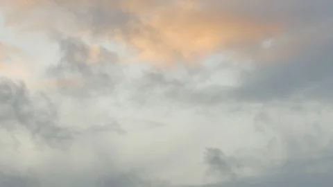 Clouds in sunset time Stock Footage 86851760