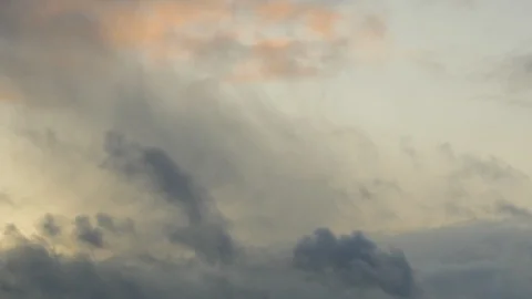 Clouds in sunset time Stock Footage 86851898