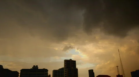 Clouds at sunset time lapse 스톡 동영상 85515