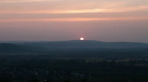 Clouds sunset. Time lapse. Stock Footage 32503817