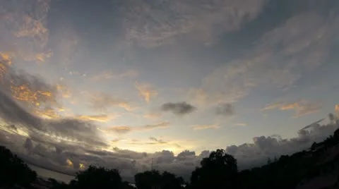 Clouds sunset timelapse 動画素材 10872507