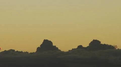 Clouds at Sunset Timelapse Stock Footage 22323109