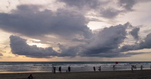 Clouds sunset timelapse Stock-Footage 157695646
