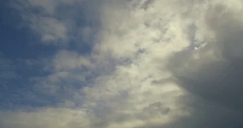 Clouds sweep above the ground Stock Footage 116187979