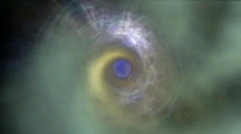 Clouds Swirl transient in Wormhole Stock Footage 20479540