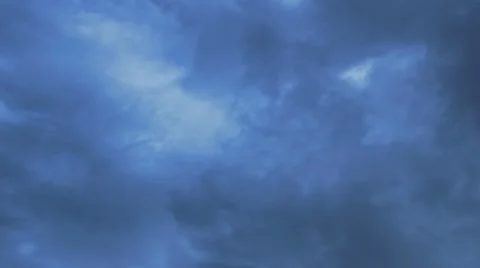 Clouds before T-storm, time-lapse Stock Footage 10976088