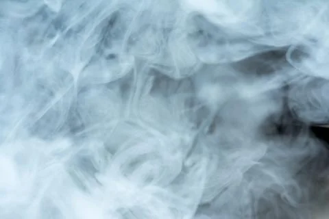 Clouds of thick smoke, blurred abstract background Stock Photos