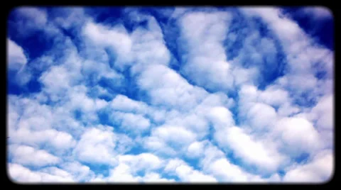 Clouds through classical camera Stock Footage 37996092