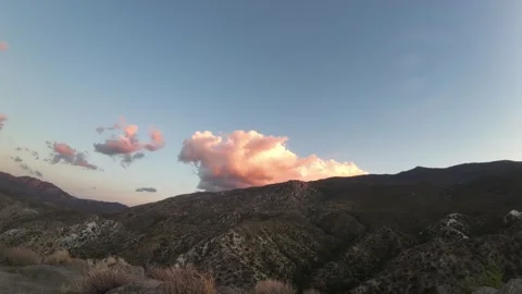 Clouds time laps in mountains 2 Vídeo Stock 345372389
