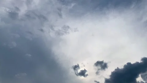 Clouds, Time-laps, the movement of clouds in the sky Stock Footage 157186353