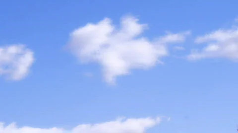 Clouds time lapse - 1 - clouds only loop Stock Footage 607551
