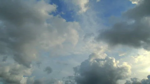 Clouds time lapse 1 Stock Footage