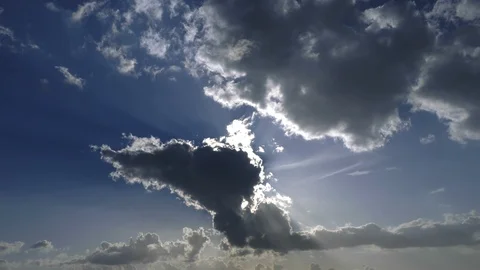 Clouds time lapse 3 Stock Footage 104117202