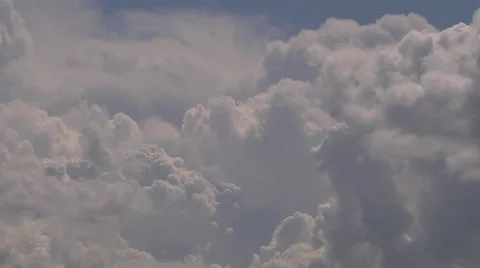 Clouds time lapse-6, Multiples storms roil, build up, Stock Footage 39580528