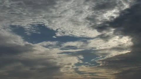 Clouds Time Lapse 9-26-11 Stock Footage 8851437