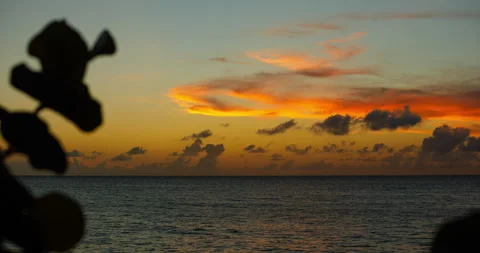 Clouds time lapse at the beach in Isla Verde, Puerto Rico Stock Footage 137837803