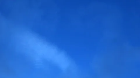 Clouds time lapse in the blue sky sunny bright day 4K Видео 86028007