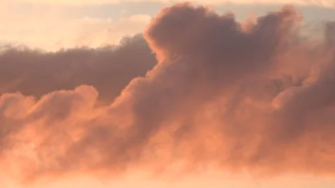 Clouds time lapse from dark to light blue sky depression lifting 4K 動画素材 287760167