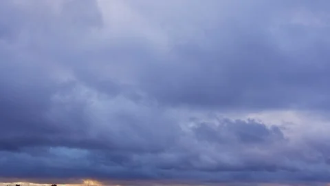 Clouds time lapse in dynamic motion Stock Footage 110803101