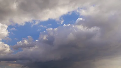 Clouds time lapse in dynamic motion Stock Footage 110810589