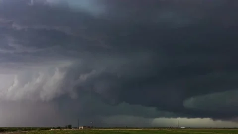 Clouds time lapse of environmental change in weather in North America in monsoon Stock-Footage 195081873