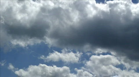 Clouds time lapse Видео 80607
