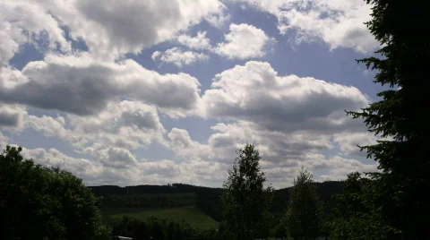 Clouds time lapse Stock Footage 80608