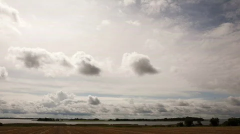 Clouds in time lapse Stock Footage 621719