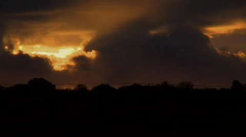 Clouds time lapse Stockbeeldmateriaal 651810