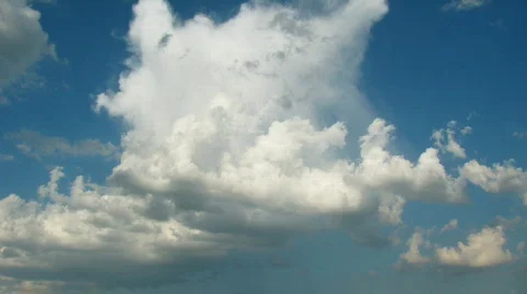 Clouds. Time Lapse. Stock Footage
