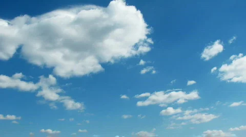 Clouds. Time Lapse. Stock Footage