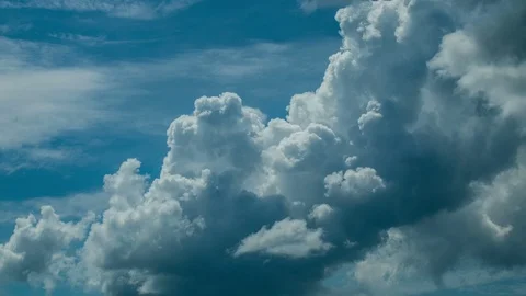 Clouds time lapse Stock Footage 77299107