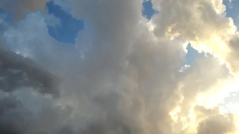 Clouds in time lapse Stock Footage 78010805