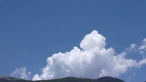 Clouds in time lapse Stock Footage 78166031