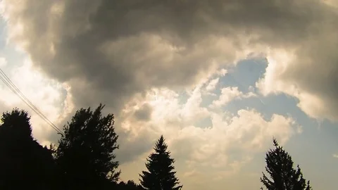 Clouds time lapse Stock-Footage 79094811