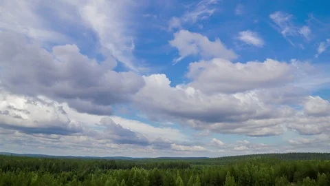 Clouds. Time Lapse. 스톡 동영상 91871516