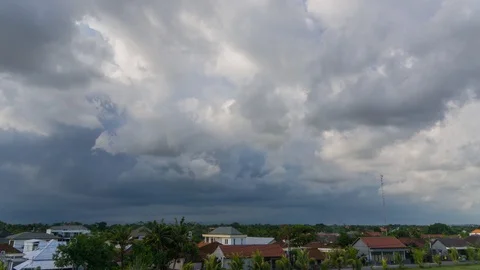 Clouds time lapse Stock Footage 97701363
