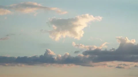 Clouds Time lapse Forming Cloud at Sunset Video stock 197511107