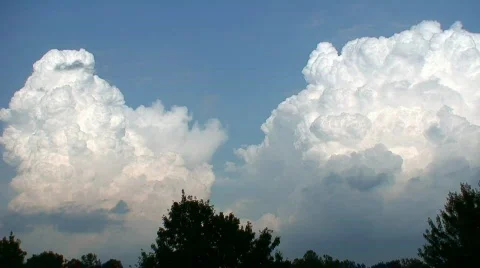 Clouds Time Lapse HD Stock Footage 732686