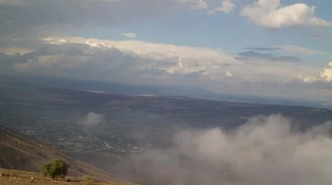 Clouds time lapse in Israel. Stock-Footage 57378105