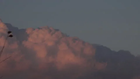 Clouds time lapse moving in blue sky 4K Stock Footage 143559824