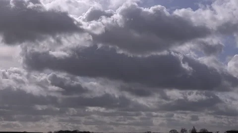 Clouds time lapse moving in blue sky 4K 스톡 동영상 150721261