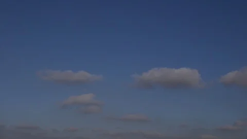 Clouds time lapse perfect summer sky time lapse 4K 스톡 동영상 124621324