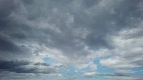 Clouds Time lapse with rain Stock Footage 213266395