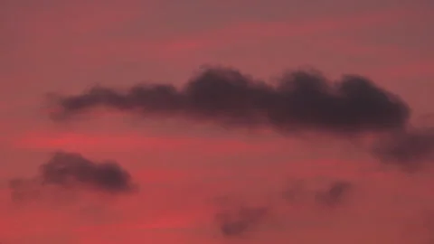 Clouds time lapse red sky evening light 4K 스톡 동영상 287759248