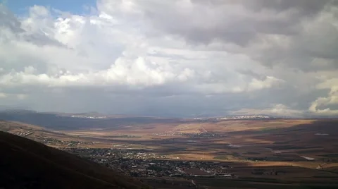 Clouds time lapse running over Vídeos de archivo 57378102