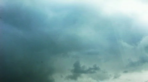 Clouds time lapse sky blue Stock Footage 455495